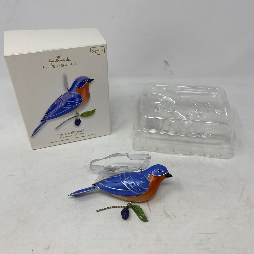 Hallmark Keepsake Eastern Bluebird Beauty of Birds Ornament 2010 Boxed Series